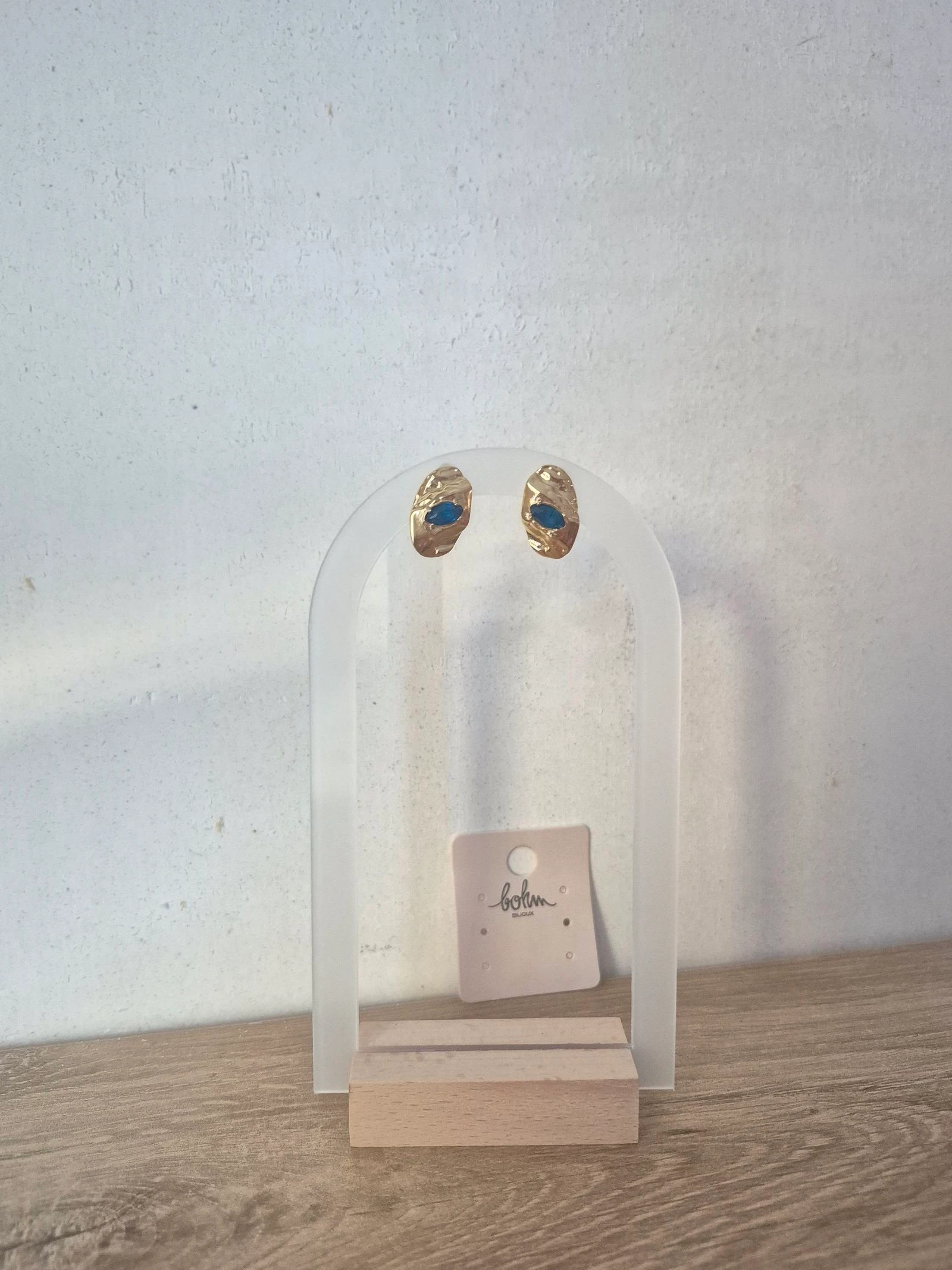 Boucles d'oreilles Bohm – Acier inoxydable doré